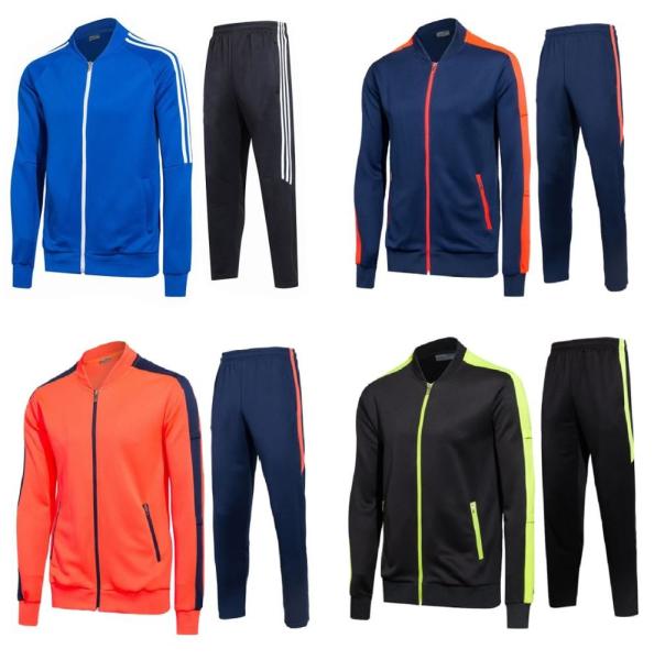 Buy cheap Autumn And Winter Running Tracksuit For Men Sports Stand Neck Lightweight from wholesalers