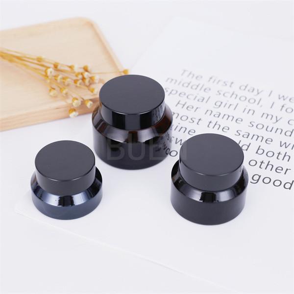 Buy cheap Screw Reused Glass Cosmetic Jars Color Gradient For Cream Packaging from wholesalers
