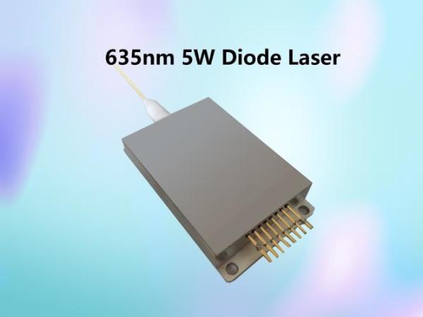 Buy cheap High Power 635nm / 5W / 0.22N.A Fiber Coupled Red Medical Diode Laser Module from wholesalers
