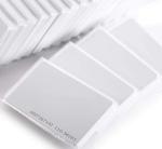 Contactless 125 KHz RFID Smart Proximity PVC Blank White Card With Customized