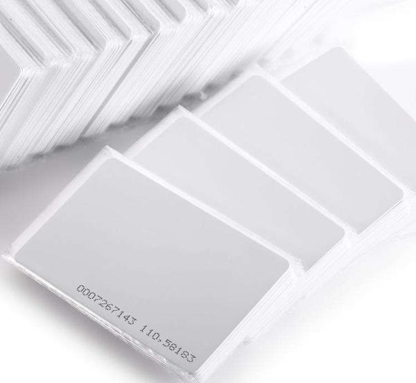 Contactless 125 KHz RFID Smart Proximity PVC Blank White Card With Customized