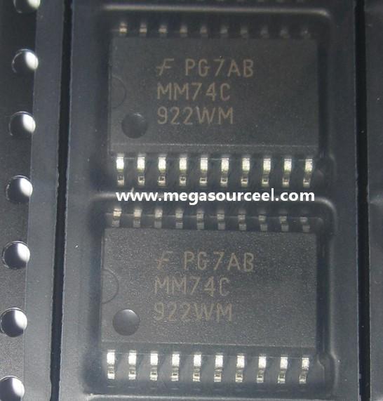 Integrated Circuit Chip MM74C922WMX - Fairchild Semiconductor - 16-Key Encoder