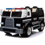 Battery 12V/24V Black white Electric Ride On Double Seater Police Cars for Kids