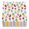Buy cheap CMYK Pantone Printing Logo Paper Napkins , Compostable Tissue Napkin Serviette from wholesalers