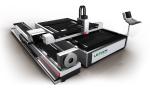 Touch Screen Interface Laser Tube Cutting Machine 380V / 50Hz Working Voltage