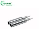 Silver Flat Soldering Stations Tips , T18 - D16 Soldering Iron Pointed Tip