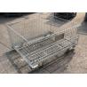 Buy cheap Industrial 4.0-6.0mm Wire Mesh Stackable Bins 1000kg Collapsible Wire Mesh Basket from wholesalers