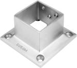 Customized Steel and Stainless Steel Floor Mount Base Plate with at Reasonable