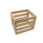 Square shaped wooden bread box / wooden bread tray