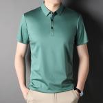 Business Men's Horse Riding Polo Shirt Tops Moisture Wicking Breathable