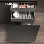 Customized Project Europe Style Melamine Kitchen Cabinet Made Of China