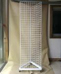 Three Sided L650mm H1828mm Sports Equipment Storage Rack With Casters