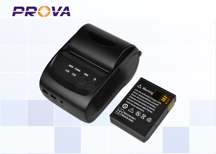 Easy Operating 58mm Thermal Printer Compact Size 50-80mm / Sec Speed