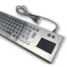 Buy cheap IP65/IK07 Stainless Steel Industrial Desktop Keyboard Waterproof Explosionproof Vandal Resist Keyboard -40℃ from wholesalers