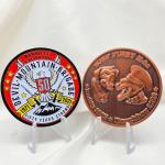 23mm Brass Custom Coins Vintage Antique Old Dollar Coin American Rover Two Face