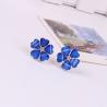 Buy cheap 2018 Fashion American style lady party Heart ShapeEarringsSilver Many Colors Flower shapes from wholesalers