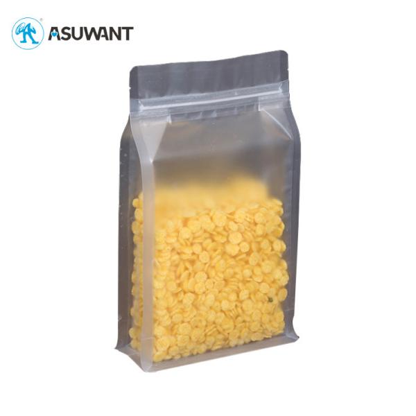 Buy cheap Transparent 130 Mic VMPET Flat Bottom Bag With Double Side Gusset from wholesalers