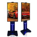 65" 4K Window Display High Brightness LCD Screen Fans Cooling CMS Remote