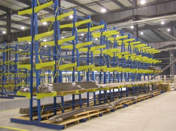 Buy cheap Metal structural Cantilever Racking Systems timber furniture pipe tubes stock from wholesalers
