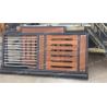 Buy cheap horse riding equipment stable stall front wood panel gates for horse from wholesalers