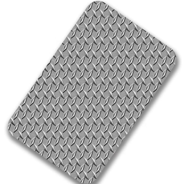 Buy cheap Decorative 201 Checkered Stainless Steel Sheet 1219x2438mm 0.3-3mm JIS from wholesalers