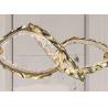 Buy cheap Light luxury copper ring staggered chandelier restaurant living room creative luxury decorative lamps from wholesalers