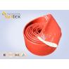 Buy cheap Fire Retardant Silicone Coated Fiberglass Sleeving 100% E - Glass Yarn from wholesalers