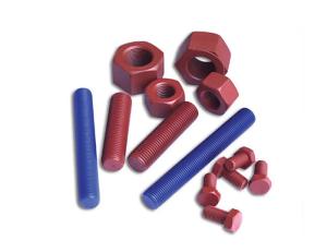 Wholesale Colorful PTFE Coated Double Ended Bolt Full Thread Standard / Non Standard from china suppliers