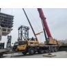 Buy cheap Yellow and Red 160 Tons Mobile Truck Crane Max Working Height 85.5 Meters Jib Length 18m from wholesalers