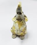 Hot sale elephant box elephant metal trinket box pewter elephant jewelry box for