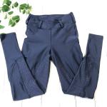 Little Grils Horse Riding Breeches Full Seat Silocne Equestrian Pants With Side