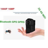 Buy cheap HD Wifi Body Camera Battery Operated , Police Personal Body Video Camera product