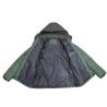 Buy cheap Long Sleeve Black Padded Faux Fur Hooded Coat Quilted Hooded Puffer Jacket from wholesalers