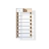 Buy cheap NC Painting MDF Wooden Storage Shelf 7 Layers 140cm Height For Saving Space from wholesalers
