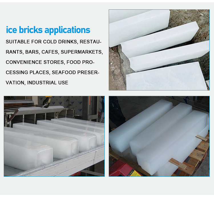 3 Ton Commercial Block Ice Maker Multifunctional Customizable High Productivity