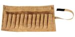Mark Pen Roll Up Stationery Cork Wrap Pencil Case Antifouling Tearproof ISO9001