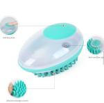 ABS Pet Wash Brush Bath Massage Brush Soft Silicone Bristles