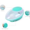 Buy cheap ABS Pet Wash Brush Bath Massage Brush Soft Silicone Bristles from wholesalers