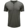 Buy cheap 2021 Trend Fashionable Solid Short T-Shirt For Men V-Neck T-Shirt For Men from wholesalers