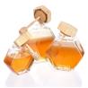 Buy cheap 100ml 220ml Hexagonal Glass Food Jars With Lids Dipper For Honey from wholesalers