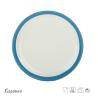 Buy cheap Round Glossy Color Porcelain Dessert Plates, 8 Inch White Stoneware Dishes Microwave Safe from wholesalers