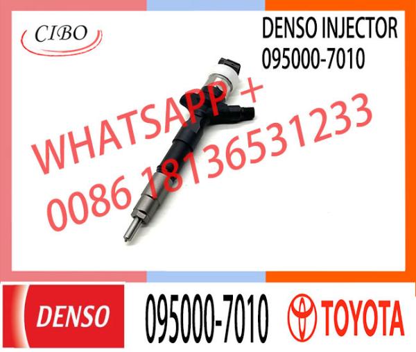 Buy cheap D-ENSO 095000-7010 23670-39165 Neutral new Diesel Fuel Injector 095000-7010 For T-oyota Truck 2KD Engine from wholesalers