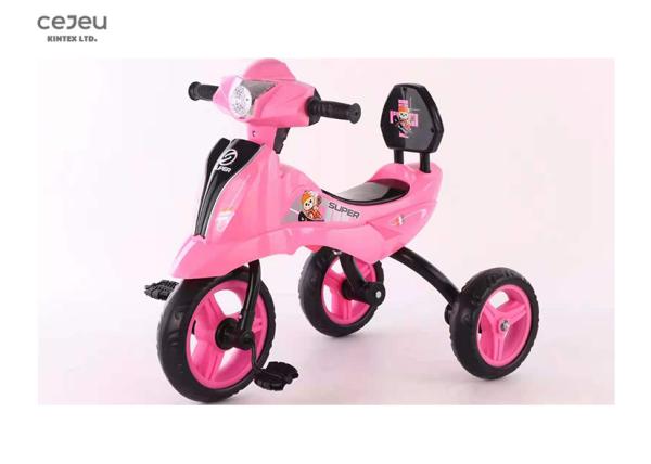 Buy cheap Plastic Iron Led Ride On Trikes For 2 Year Olds 67*61*47cm from wholesalers