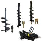 Excavator Attachments Hydraulic Earth Drill Auger With CE Certificate