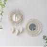 Buy cheap Bohemian Woven Leaf Feather Mirror Dream Catcher from wholesalers