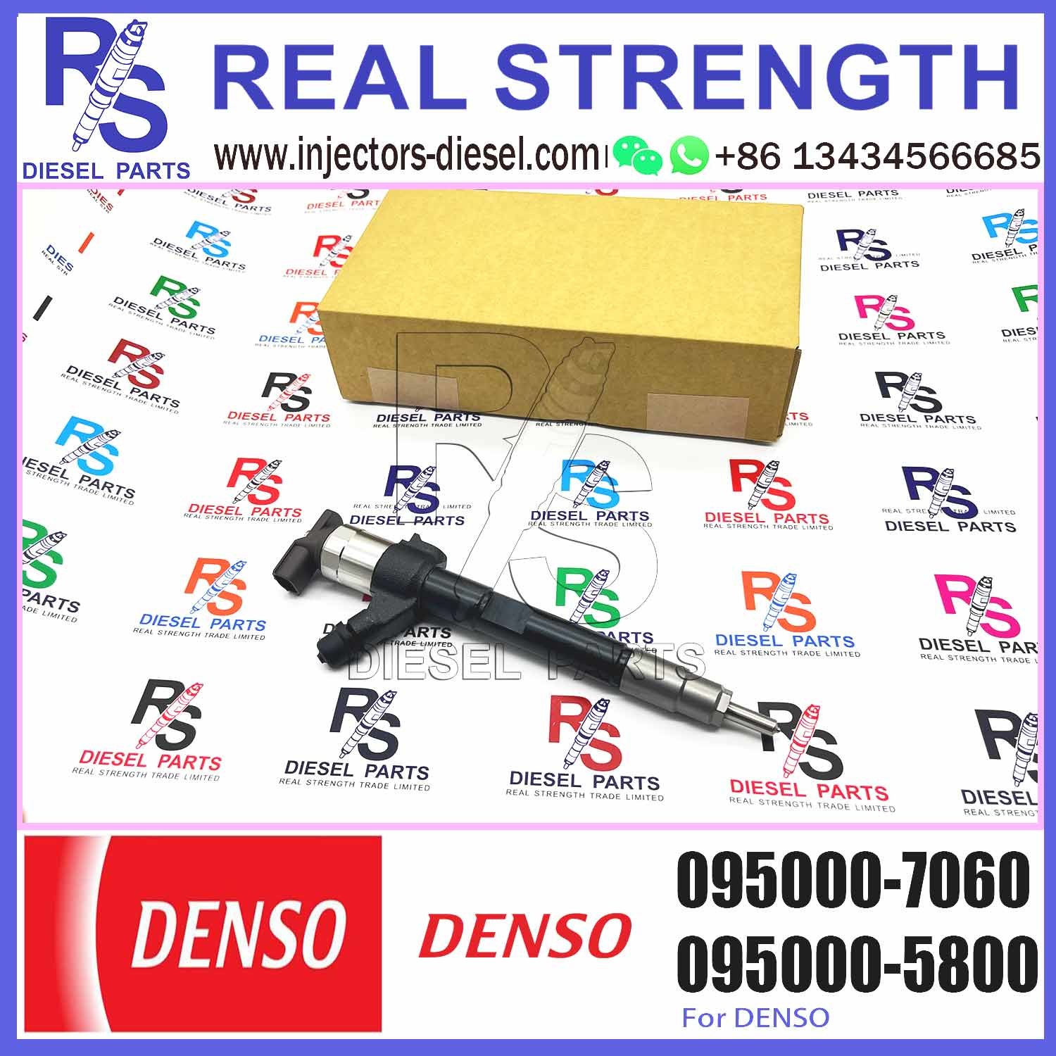 Diesel Injector 095000-7060 6C1Q-9K546-BB For DENSO Ford Transit 2.2 2.4 TDCI Common Rail Injector 095000-7060