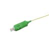 Buy cheap Yellow PVC / LSZH 0.9mm Simplex 1550nm SC APC Pigtail Fiber Optic from wholesalers