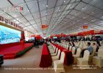 Corporate Hangar Tent With Strong Frame / White PVC Aluminum Temporary Storage