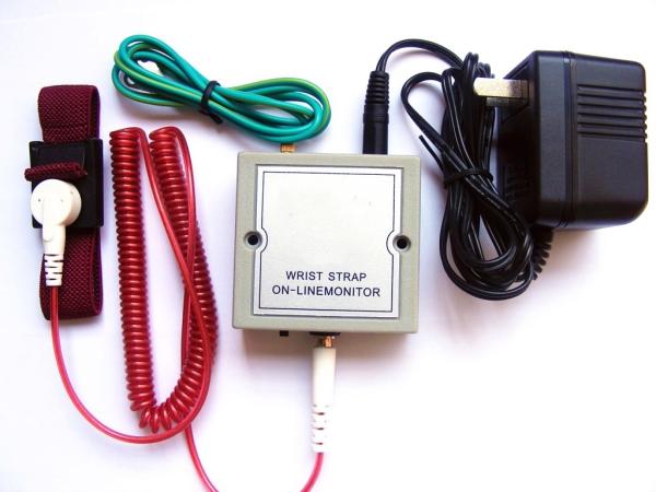 Buy cheap Cleanroom ESD Protection Wrist Strap On Line Monitor Static Discharge Band from wholesalers