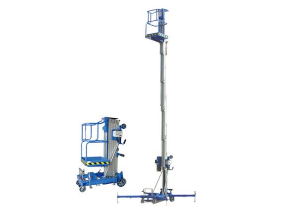 Buy cheap GTC-H Aluminum Vertical Aerial Work Platform Capacity 100Kg from wholesalers